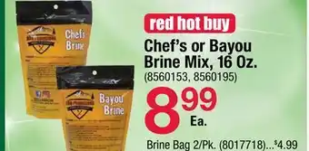 Ace Hardware Chef's or bayou brine mix, 16 oz offer