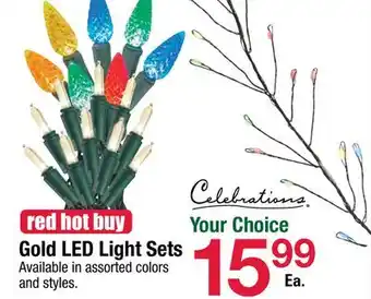 Ace Hardware Gold led light sets offer