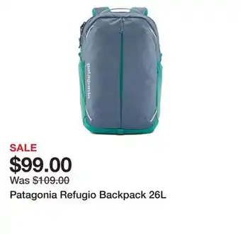 Dick's Sporting Goods Patagonia refugio backpack 26l offer