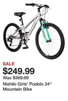 Dick's Sporting Goods Nishiki girls' pueblo 24'' mountain bike offer