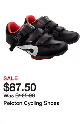 Dick's Sporting Goods Peloton cycling shoes offer