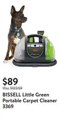 Walmart Bissell little green portable carpet cleaner 3369 offer