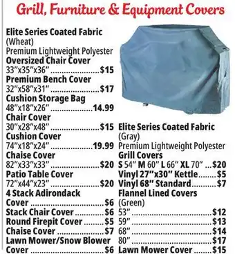 Ocean State Job Lot Outdoor covers offer