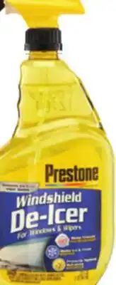 Ocean State Job Lot Prestone windshield de-icer offer
