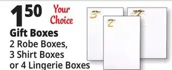 Ocean State Job Lot Gift boxes offer