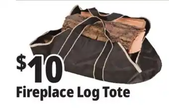 Ocean State Job Lot Fireplace log tote offer