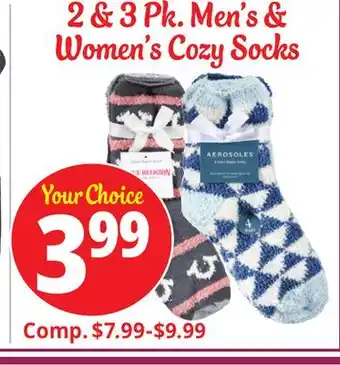 Ocean State Job Lot Cozy socks offer