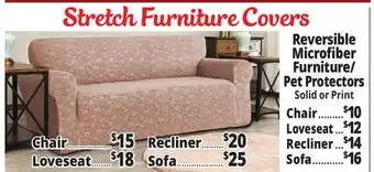 Ocean State Job Lot Stretch furniture covers offer