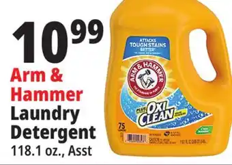 Ocean State Job Lot Arm & hammer clean burst detergent, 105 oz offer
