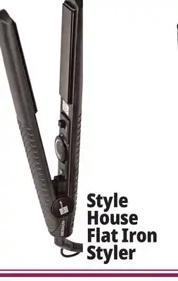 Ocean State Job Lot Style house flat iron styler offer