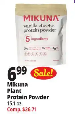 Ocean State Job Lot Mikuna plant protein powder offer