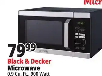 Ocean State Job Lot Black + decker 900w stainless steel microwave oven offer