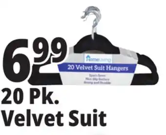Ocean State Job Lot Homeliving velvet suit hangers, 20 count offer