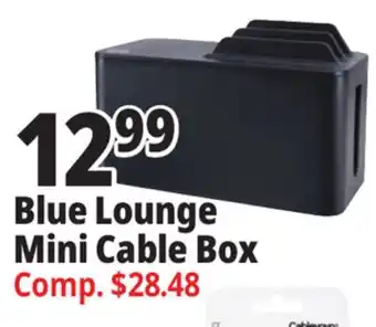 Ocean State Job Lot Blue lounge mini cable box offer