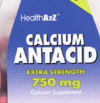 Ocean State Job Lot Calcium antacid 750 mg tablets, 96 count offer