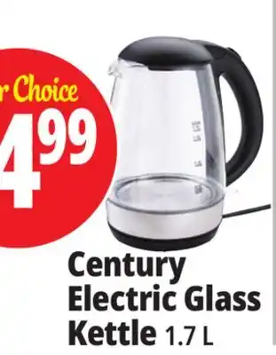 Ocean State Job Lot Century glass electric tea kettle, 1.7 l offer