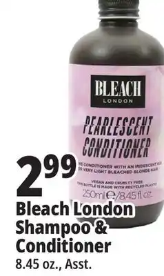 Ocean State Job Lot Bleach london shampoo & conditioner offer