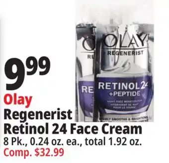 Ocean State Job Lot Olay regenerist retinol 24 face cream offer