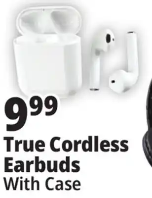 Ocean State Job Lot Techbunch wireless earbuds with charging case offer