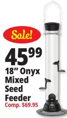 Ocean State Job Lot 18 onyx mixed seed feeder offer