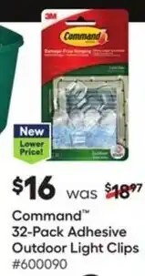 Lowe's Command 32-Pack Adhesive Outdoor Light Clips offer
