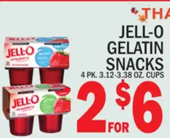 C Town Jell-o gelatin snacks offer