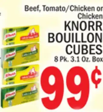 C Town Knorr bouillon cubes offer