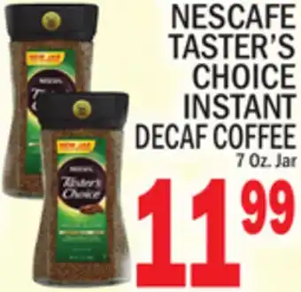 C Town Nescafe taster's choice instant decaf coffee offer