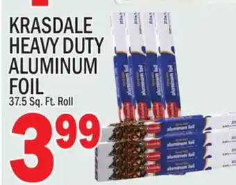 C Town Krasdale heavy duty aluminum foil offer