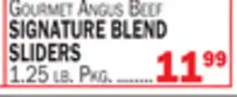 C Town Signature blend sliders offer