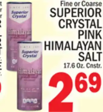 C Town Superior crystal pink himalayan salt offer