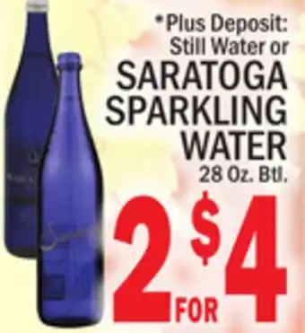 C Town Saratoga sparkling water offer