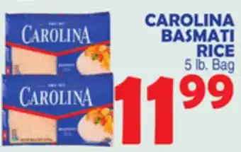 Bravo Supermarkets Carolina basmati rice offer