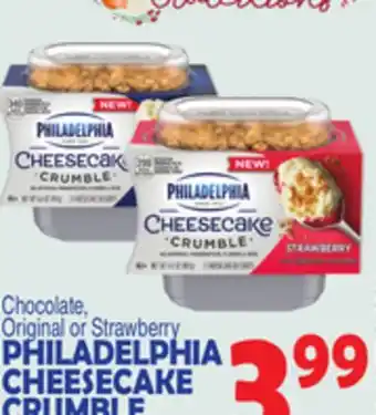 Bravo Supermarkets Philadelphia cheesecake crumble offer