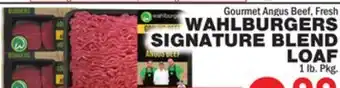 Bravo Supermarkets Wahlburgers signature blend loaf offer