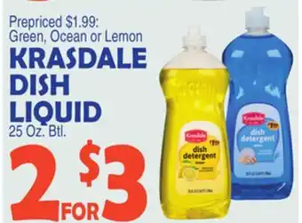Bravo Supermarkets Krasdale dish liquid offer