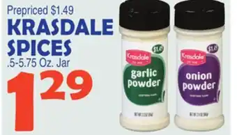 Bravo Supermarkets Krasdale spices offer
