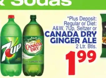 Bravo Supermarkets Canada dry ginger ale offer