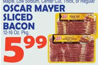 Bravo Supermarkets Oscar mayer sliced bacon offer