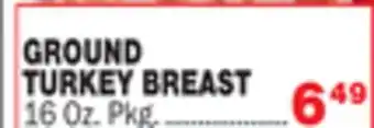 Bravo Supermarkets Ground turkey breast offer