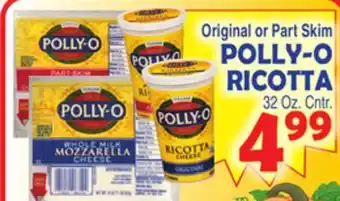 Bravo Supermarkets Polly-o ricotta offer