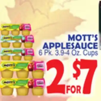 Bravo Supermarkets Mott's applesauce offer