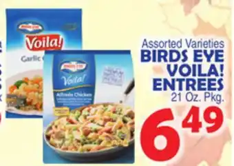 Bravo Supermarkets Birds eye voila! entrees offer