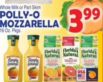 Bravo Supermarkets Polly-o mozzarella offer