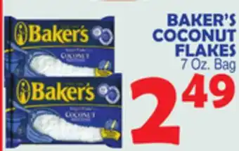 Bravo Supermarkets Baker's coconut flakes offer