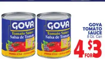 Bravo Supermarkets Goya tomato sauce offer