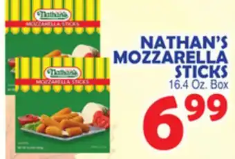 Bravo Supermarkets Nathan's mozzarella sticks offer