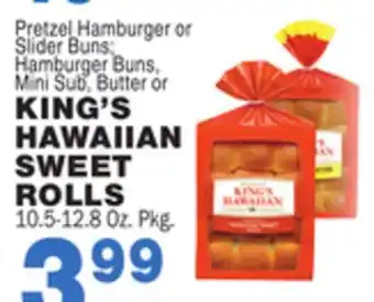 Bravo Supermarkets King's hawaiian sweet rolls offer