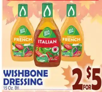 Bravo Supermarkets Wishbone dressing offer