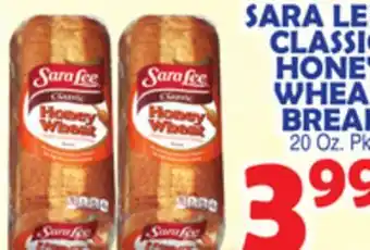 Bravo Supermarkets Sara lee classic honey wheat bread offer